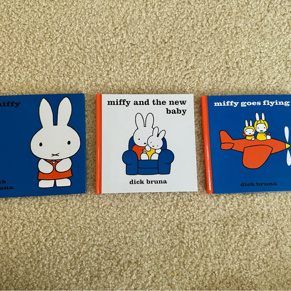 Set of 3 Dick Bruna Miffy Books - NEW!!